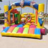 Castillo hinchable infantil con Minion y patrulla canina